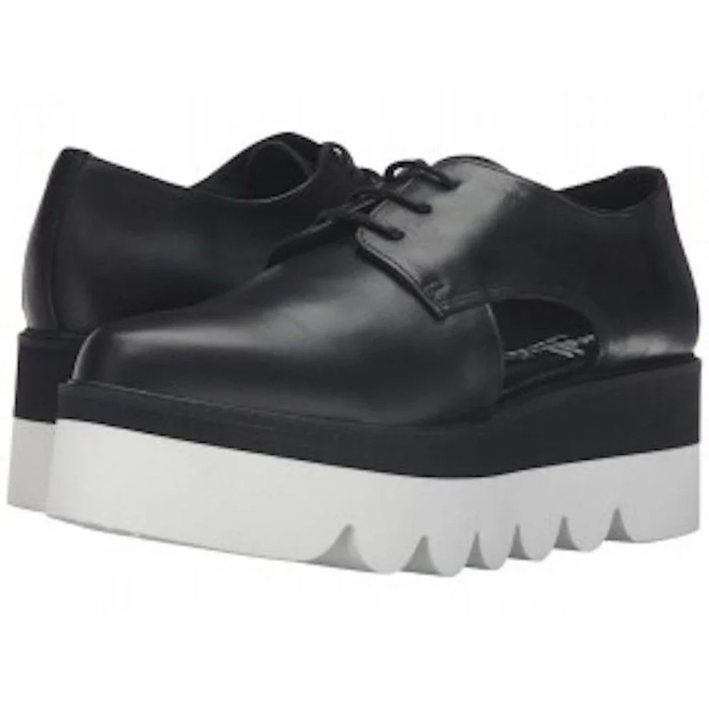 NWOB Shellys London Charlie Leather Platform Loafer